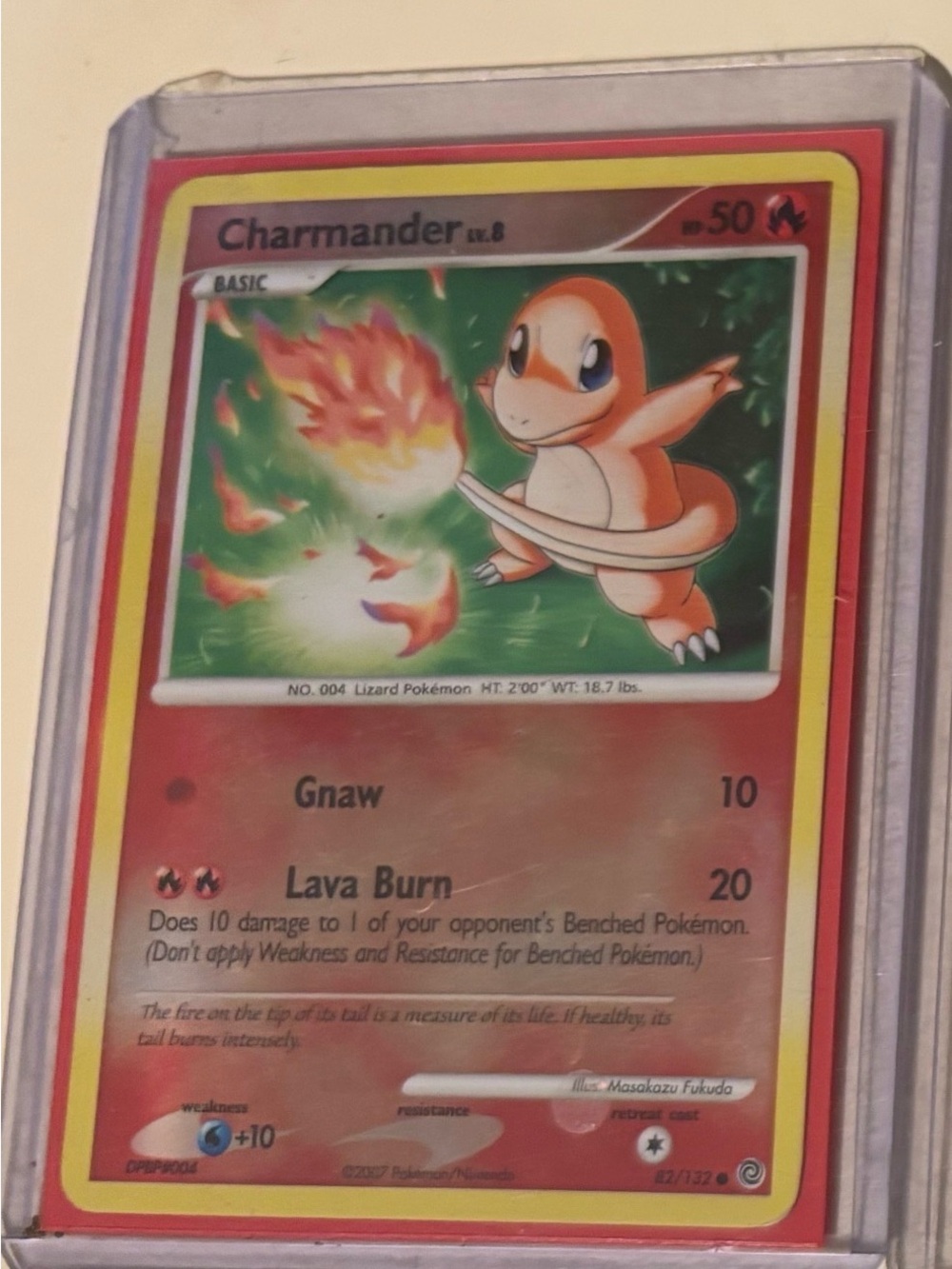 Pokemon Charmander Reverse holo secret wonders Red Yellow Orange Trading Card